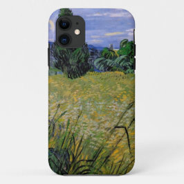 Funda Para iPhone 11 Campo de Trigo Verde con Cypress de Van Gogh.