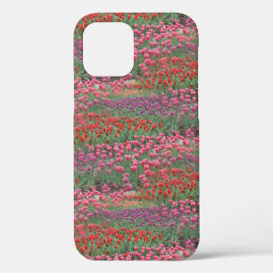 Funda Para iPhone 12 Campo De Tulipanes