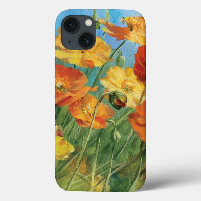 Funda De Case-Mate Para iPhone Campo floral de verano (Reverso)
