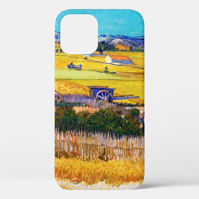 Funda De Case-Mate Para iPhone Campo otoñal, Van Gogh (Reverso )