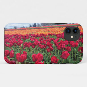 Funda Para iPhone 11 Campo Tulipán rojo y Naranja, Oregón