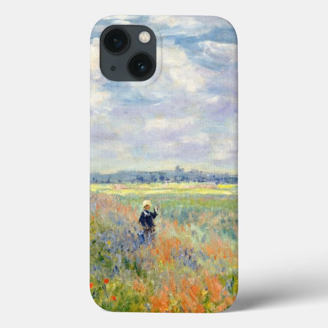 Funda De Case-Mate Para iPhone Campos de adormidera cerca de Argentina por Claude (Reverso)