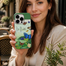 Campos de mariposas abstractas personalizados