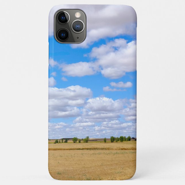 Funda De Case-Mate Para iPhone Campos de trigo cosechados (Reverso)