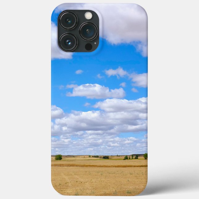 Funda De Case-Mate Para iPhone Campos de trigo cosechados (Reverso )