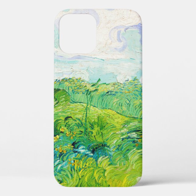 Funda De Case-Mate Para iPhone Campos de Trigo Verde, Van Gogh (Reverso )