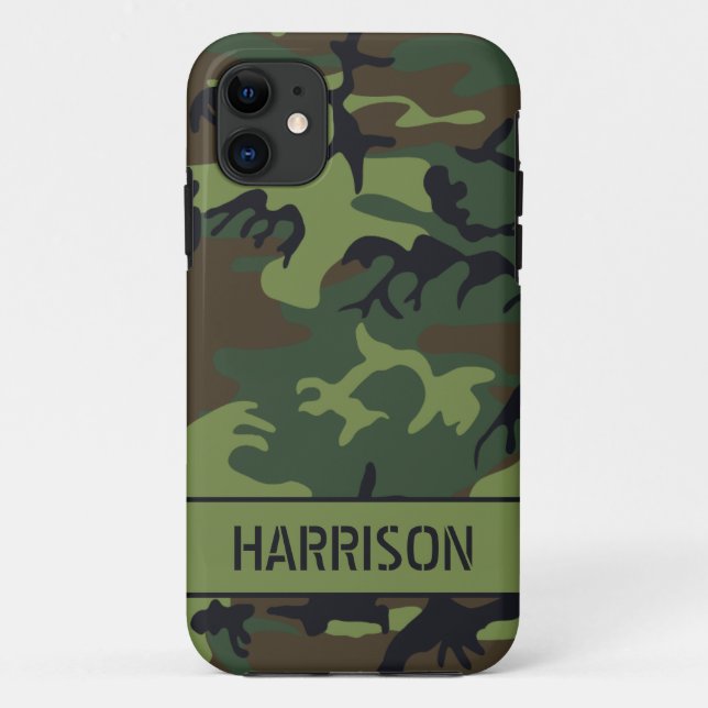 Funda De Case-Mate Para iPhone Camuflaje (Reverso)