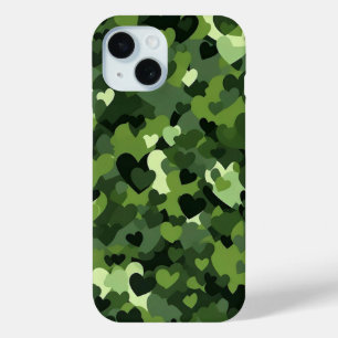 Funda Para iPhone 15 Camuflaje cardíaco