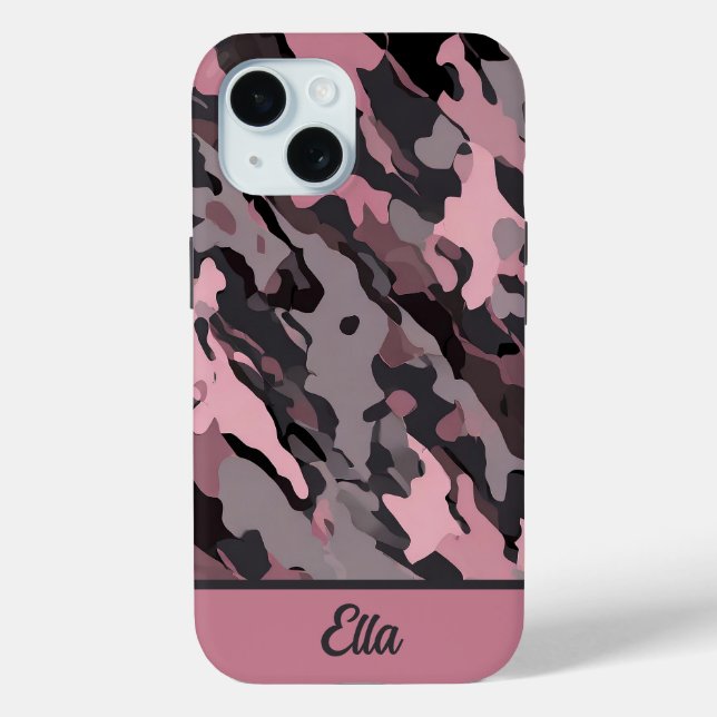 Funda De Case-Mate Para iPhone Camuflaje contemporáneo  (Reverso )