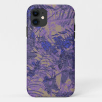 Camuflaje contra la flor azul