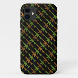 Funda Para iPhone 11 Camuflaje de arma de estilo militar GI Rifle Cool 