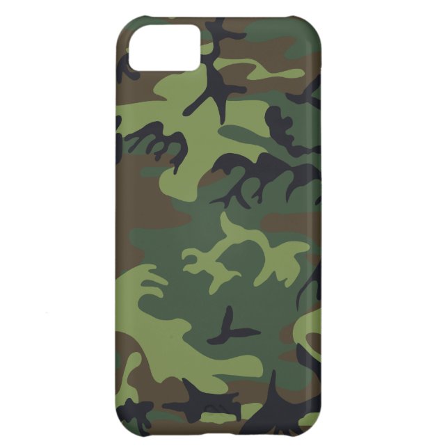 Funda De Case-Mate Para iPhone Camuflaje de bosque (Atrás)