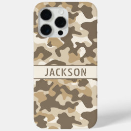 Funda Para iPhone 15 Pro Max Camuflaje de desierto personalizado