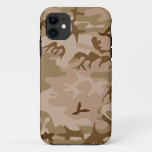 Funda Para iPhone 11 Camuflaje del desierto - Marrón