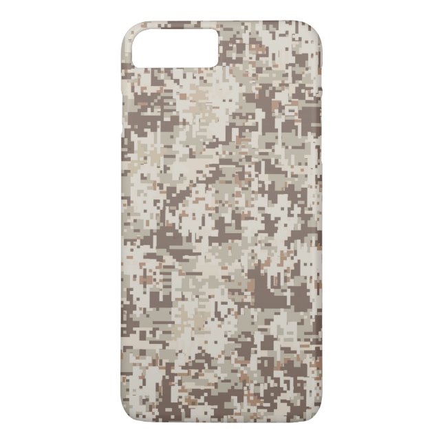 Funda De Case-Mate Para iPhone Camuflaje digital estilo desierto (Reverso)