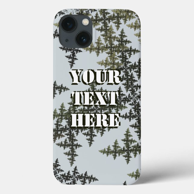Funda De Case-Mate Para iPhone Camuflaje fractal - Invierno (Reverso)