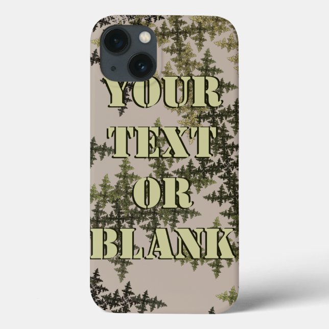 Funda De Case-Mate Para iPhone Camuflaje fractal - verano (Reverso)