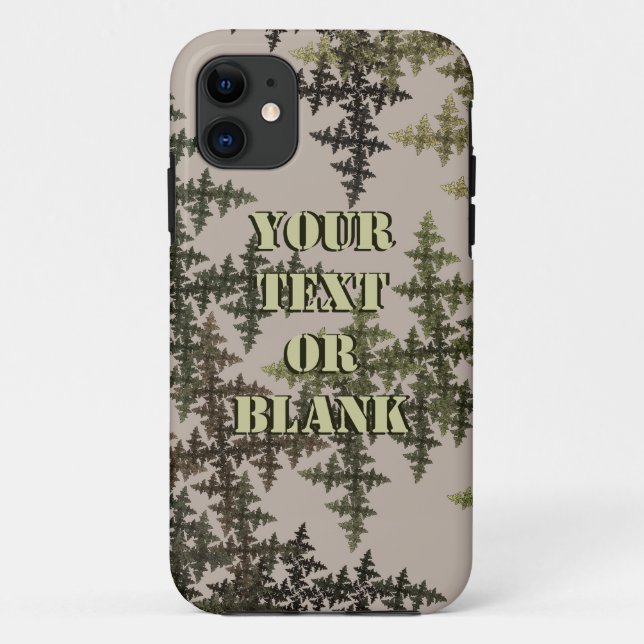 Funda De Case-Mate Para iPhone Camuflaje fractal - verano (Reverso)