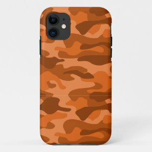 Funda Para iPhone 11 Camuflaje monocromo naranja español