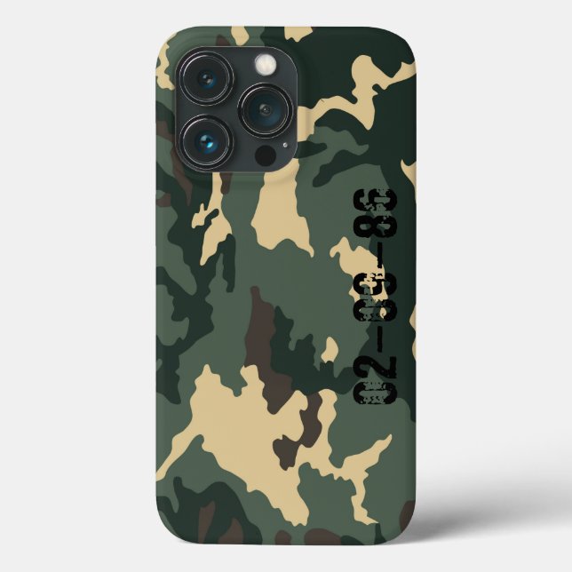Funda De Case-Mate Para iPhone Camuflaje Muster (Reverso )