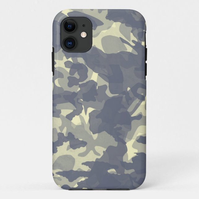 Funda De Case-Mate Para iPhone Camuflaje nocturno (Reverso)