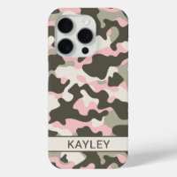 Camuflaje personalizado rosa y verde