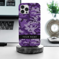 Camuflaje púrpura Tu nombre Personaliza