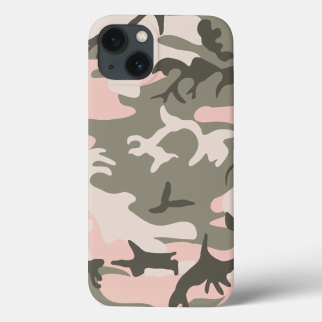 Funda De Case-Mate Para iPhone Camuflaje rosa (Reverso)