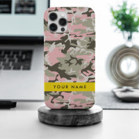 Camuflaje rosa y verde Tu nombre Personaliza