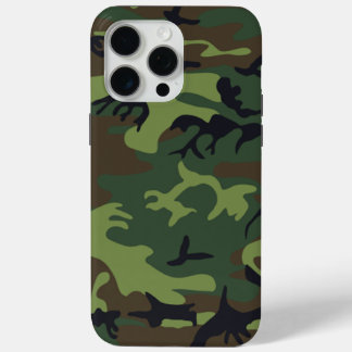 Funda Para iPhone 15 Pro Max Camuflaje verde militar