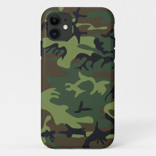 Funda Para iPhone 11 Camuflaje verde militar