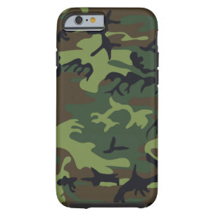 Funda Resistente Para iPhone 6 Camuflaje verde militar