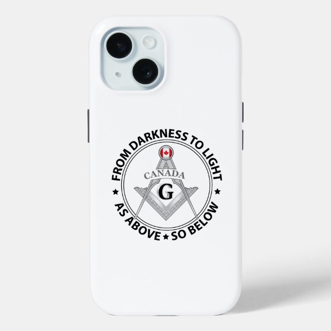 Funda De Case-Mate Para iPhone Canada freemasonry sign (Reverso )
