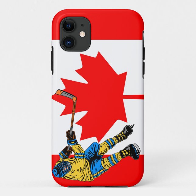 FUNDA DE Case-Mate PARA iPhone CANADA HOCKEY (Reverso)