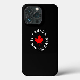 Funda Para iPhone 13 Pro Canadá no vende tipografía de hojas de arce rojas