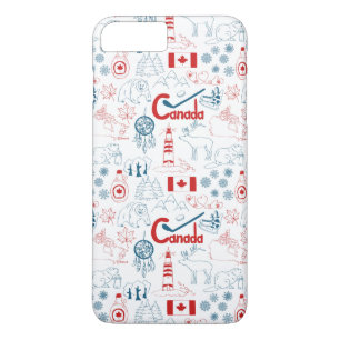 Funda Para iPhone 8 Plus/7 Plus Canadá  Patrón de símbolos