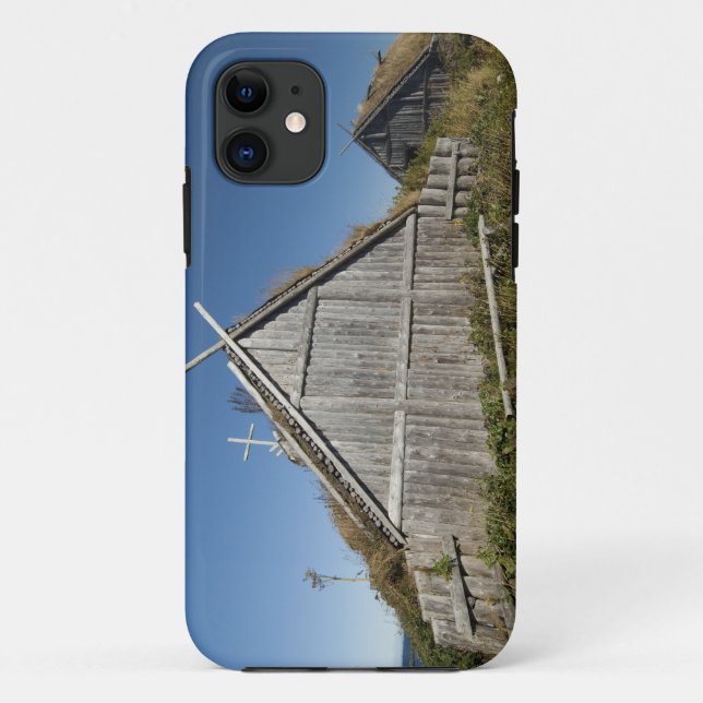 Funda De Case-Mate Para iPhone Canadá, Terranova y Labrador, L'Anse Aux 3 (Reverso)