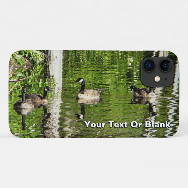 Funda De Case-Mate Para iPhone (Canadá) Verde ganso (Reverso (horizontal))