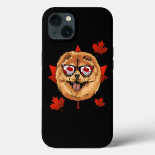 Funda Para iPhone 13 Canadiense Chow Chow Maple Tree Leaf Canada Flag M