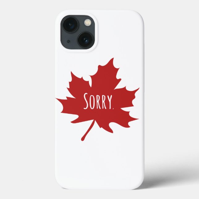 Funda De Case-Mate Para iPhone Canadiense gracioso (Reverso)