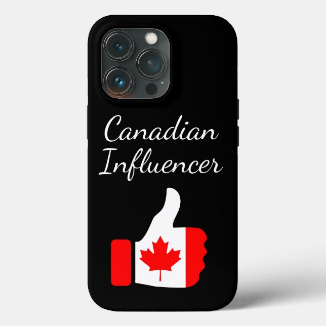 Funda De Case-Mate Para iPhone Canadiense Influencer thumbs up Lighthouse route (Reverso )