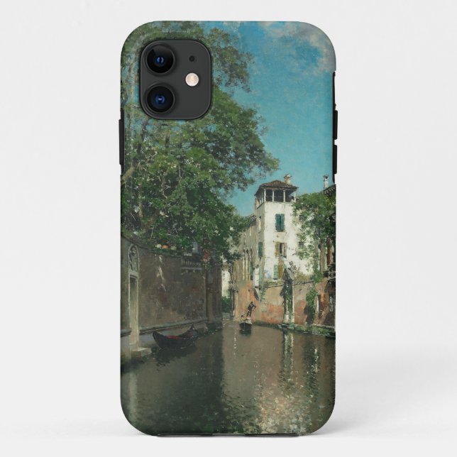 Funda De Case-Mate Para iPhone Canal de Venecia (Reverso)