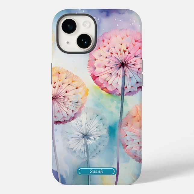 Funda De Case-Mate Para iPhone Canales Dreamy Dandelions Personalizadas (Reverso )