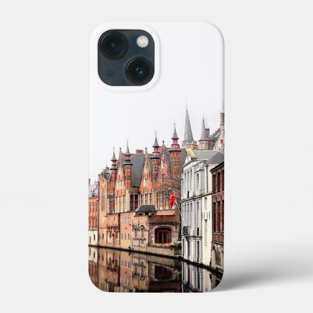 Funda De Case-Mate Para iPhone Canals of Bruges. (Reverso )
