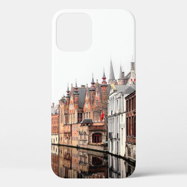 Funda De Case-Mate Para iPhone Canals of Bruges. (Reverso )