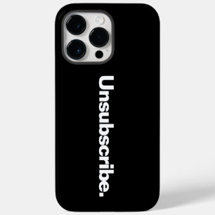 Funda Para iPhone 14 Pro Max De Case-Mate Cancelar la suscripción de una palabra texto blanc