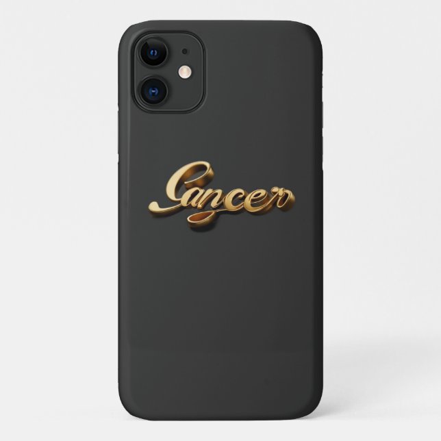 Funda De Case-Mate Para iPhone Cáncer (Reverso)