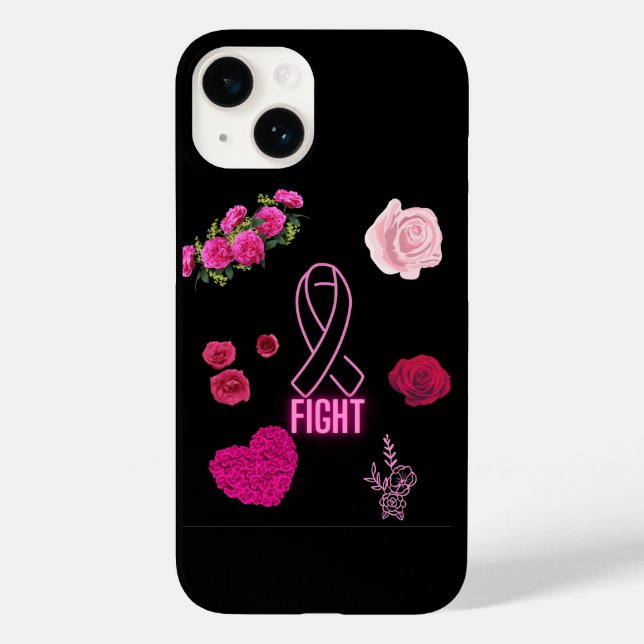 Funda De Case-Mate Para iPhone cáncer de mama. (Reverso )