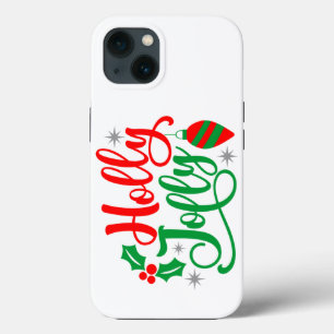 Funda Para iPhone 13 Canción de Navidades Holly Jolly