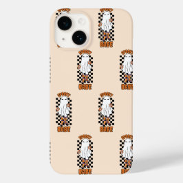 Funda Para iPhone 14 De Case-Mate "Canción espeluznante" Naranja fantasma de Hallowe